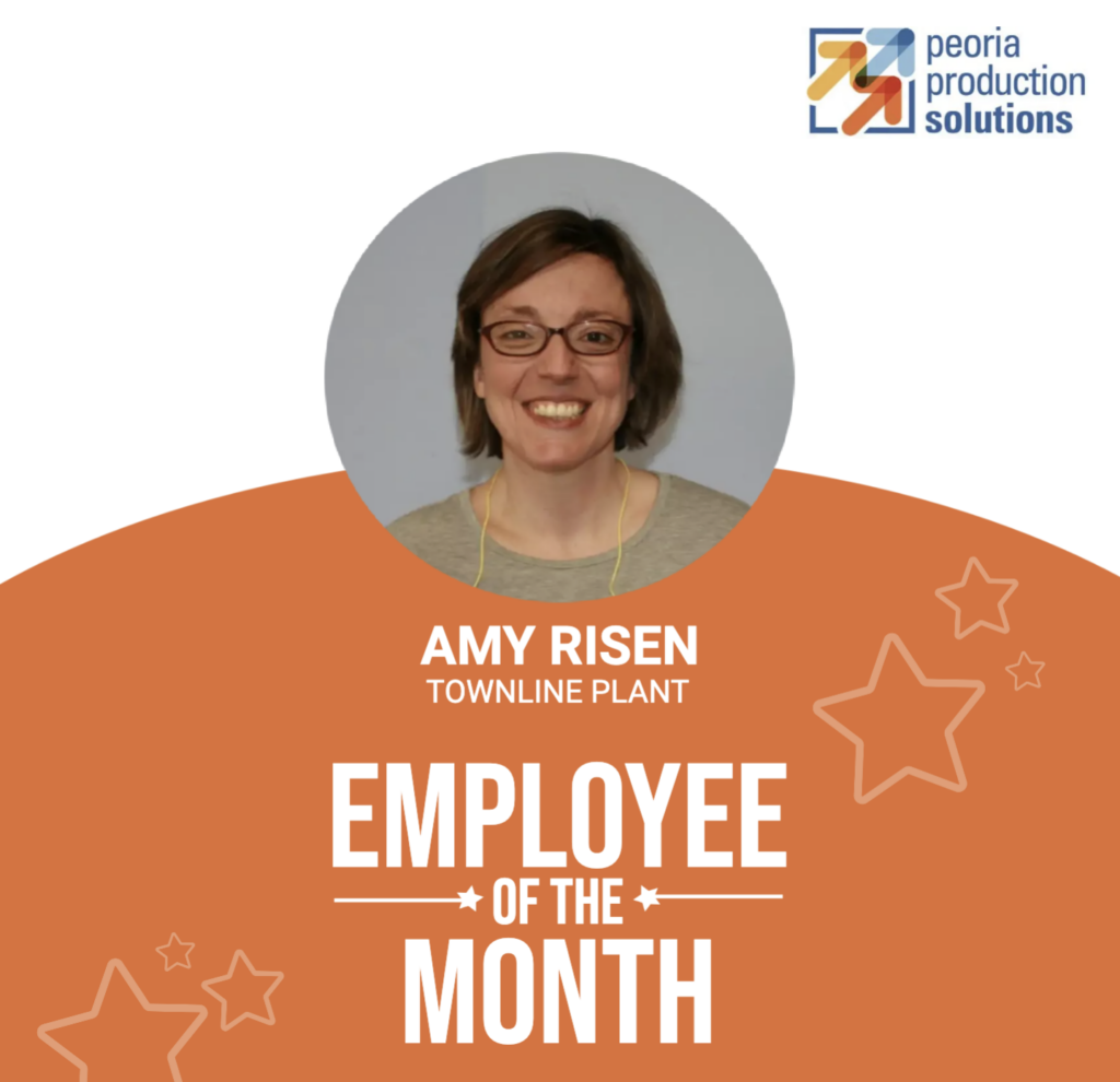 Amy Risen is an Employee of the Month